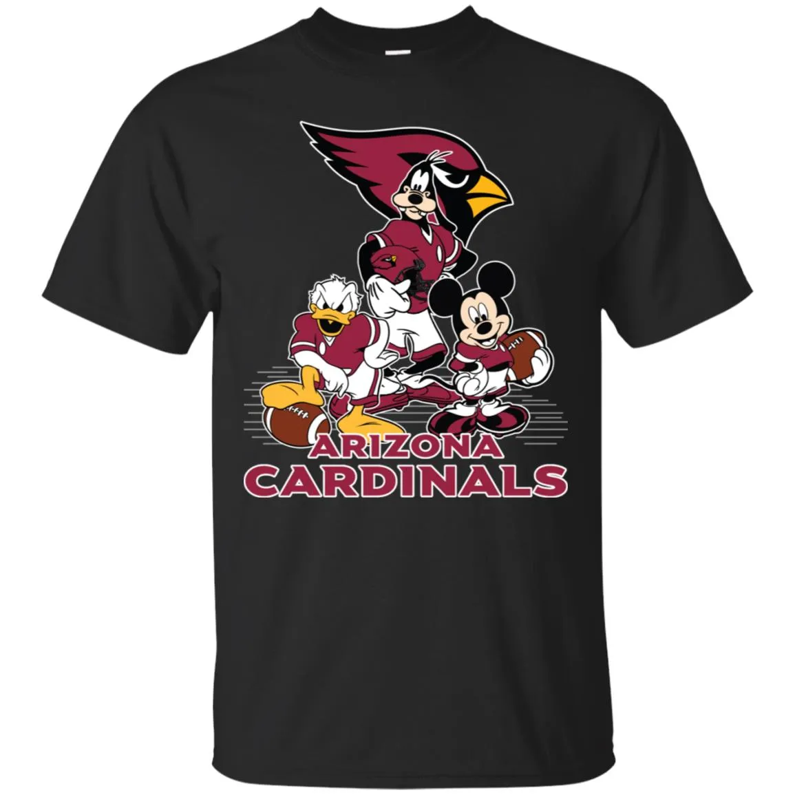 Mickey Mouse Arizona Cardinals American Football Nfl Sports Shirt