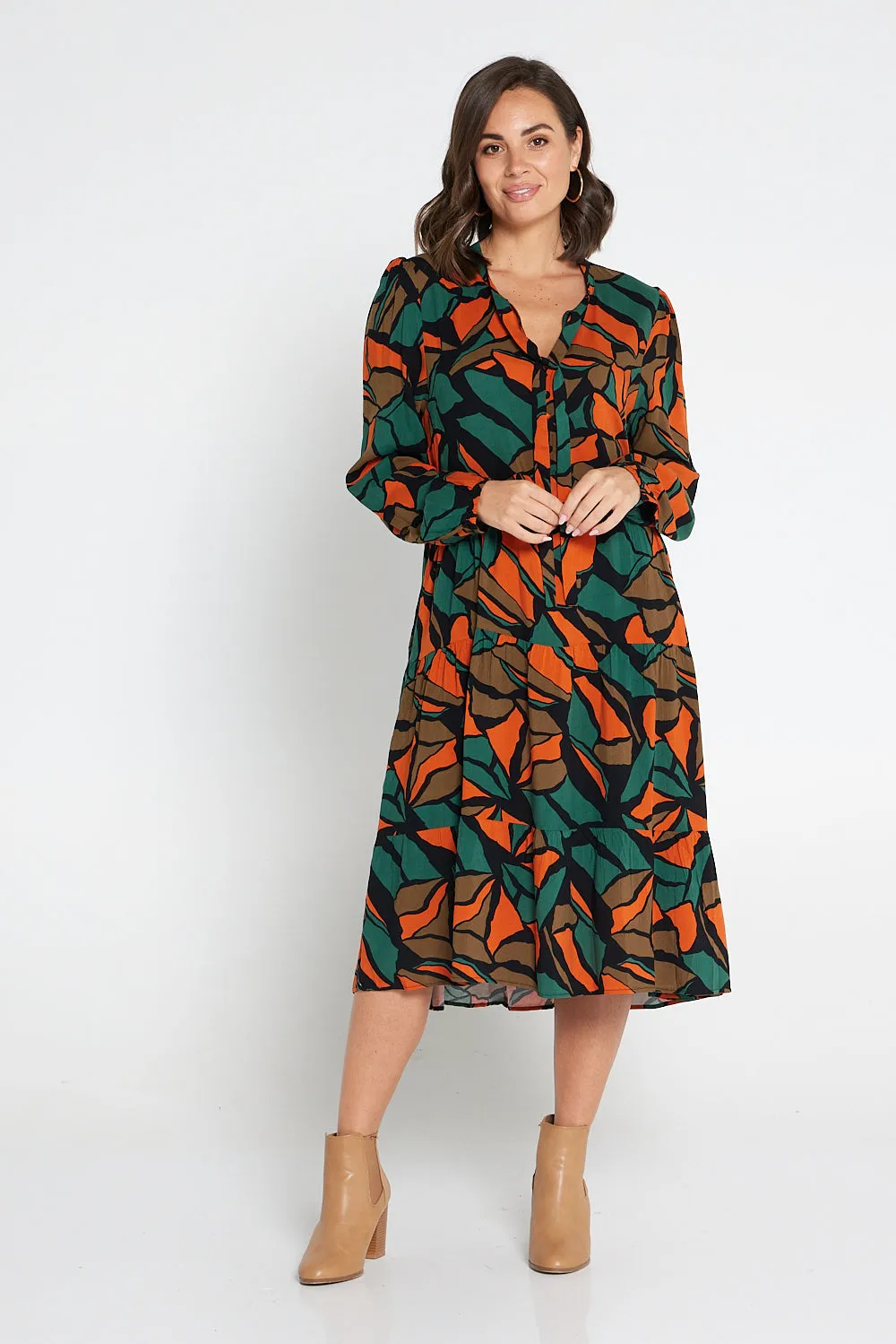 Misha Dress - Desert Botanical