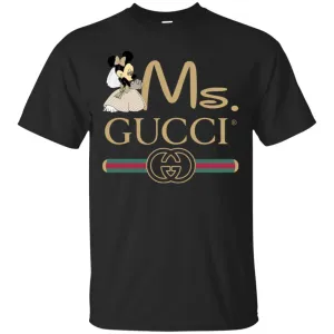 Ms Minnie Gucci Couple Disney Shirt Valentine's Day T-shirt Men Cotton T-Shirt