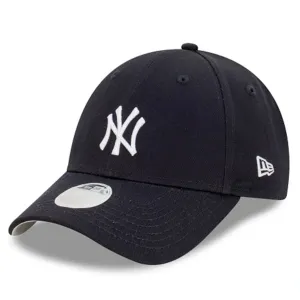 New York Yankees Navy Womens Fit Cap 9FORTY Cloth Strap Adjustable by New Era