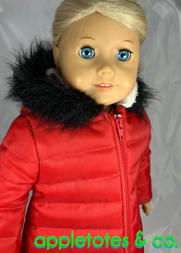 Quilted Parka Bundle Sewing Pattern for 18 Inch Dolls