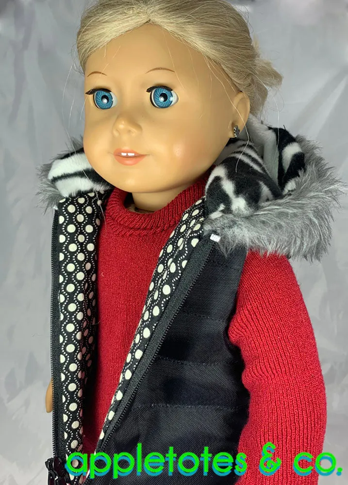 Quilted Parka Bundle Sewing Pattern for 18 Inch Dolls