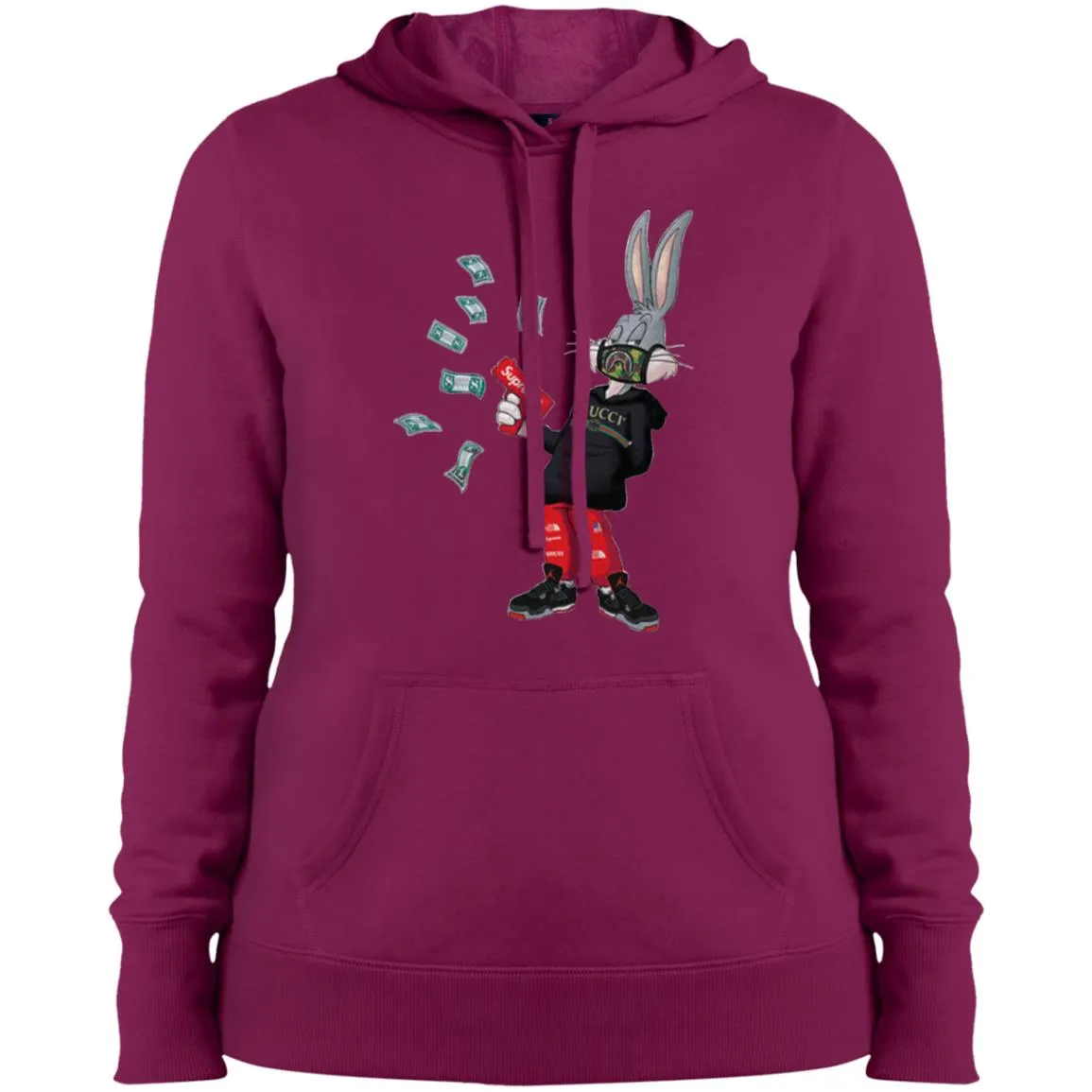 Rabbit Gucci T-shirt Women Hooded Sweatshirt