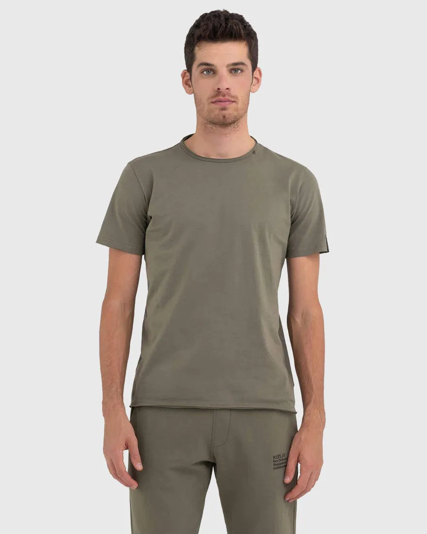 REPLAY R4082660M3590 LIGHT MILITARY CREW TEE