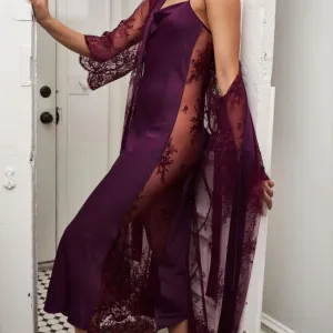 Rya Collection Darling Long Gown 219 in Aubergine