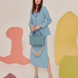 SAYYA Blue Suit Skirt