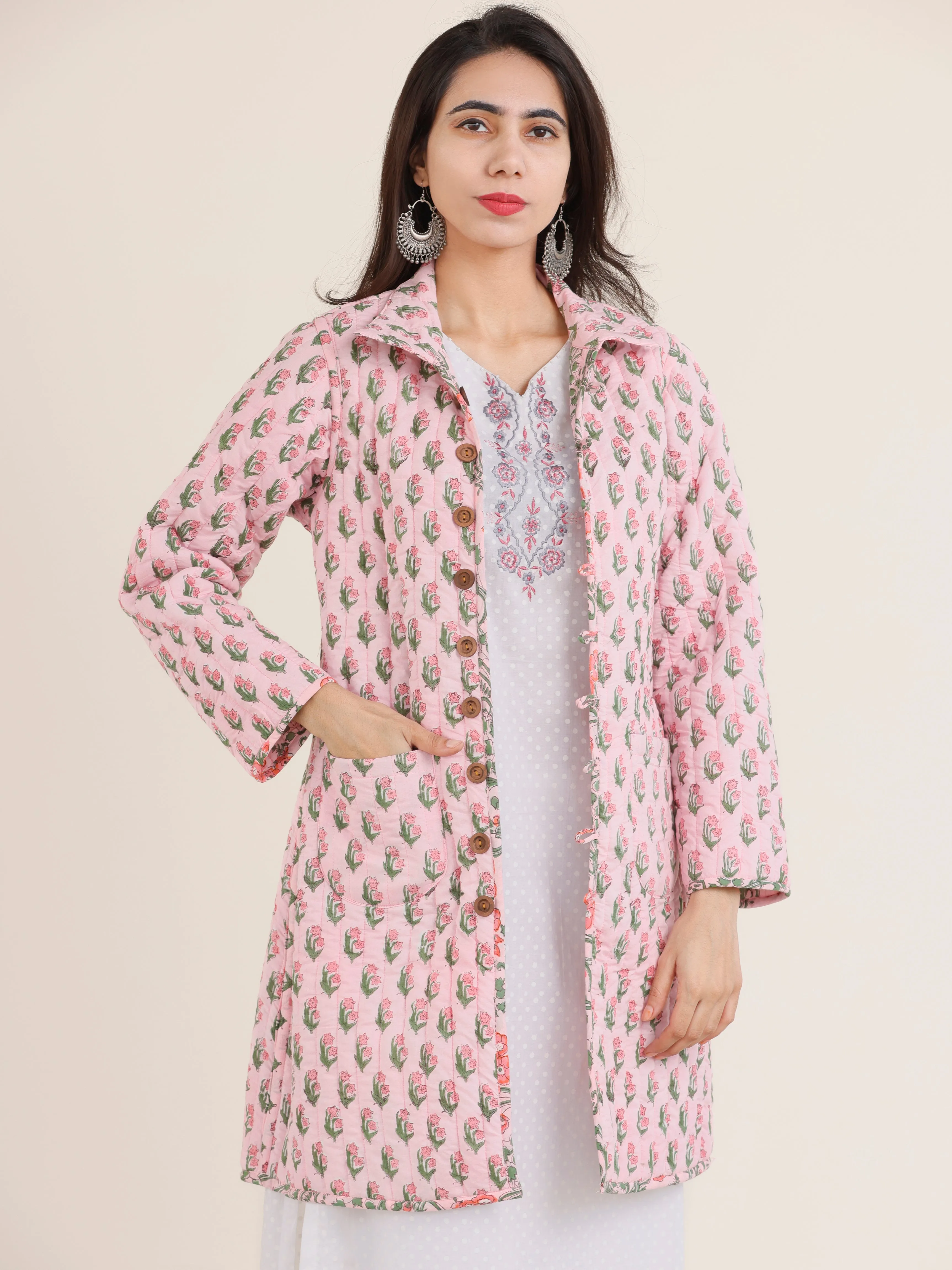 Shishir Aarya Quilted Reversible Jacket