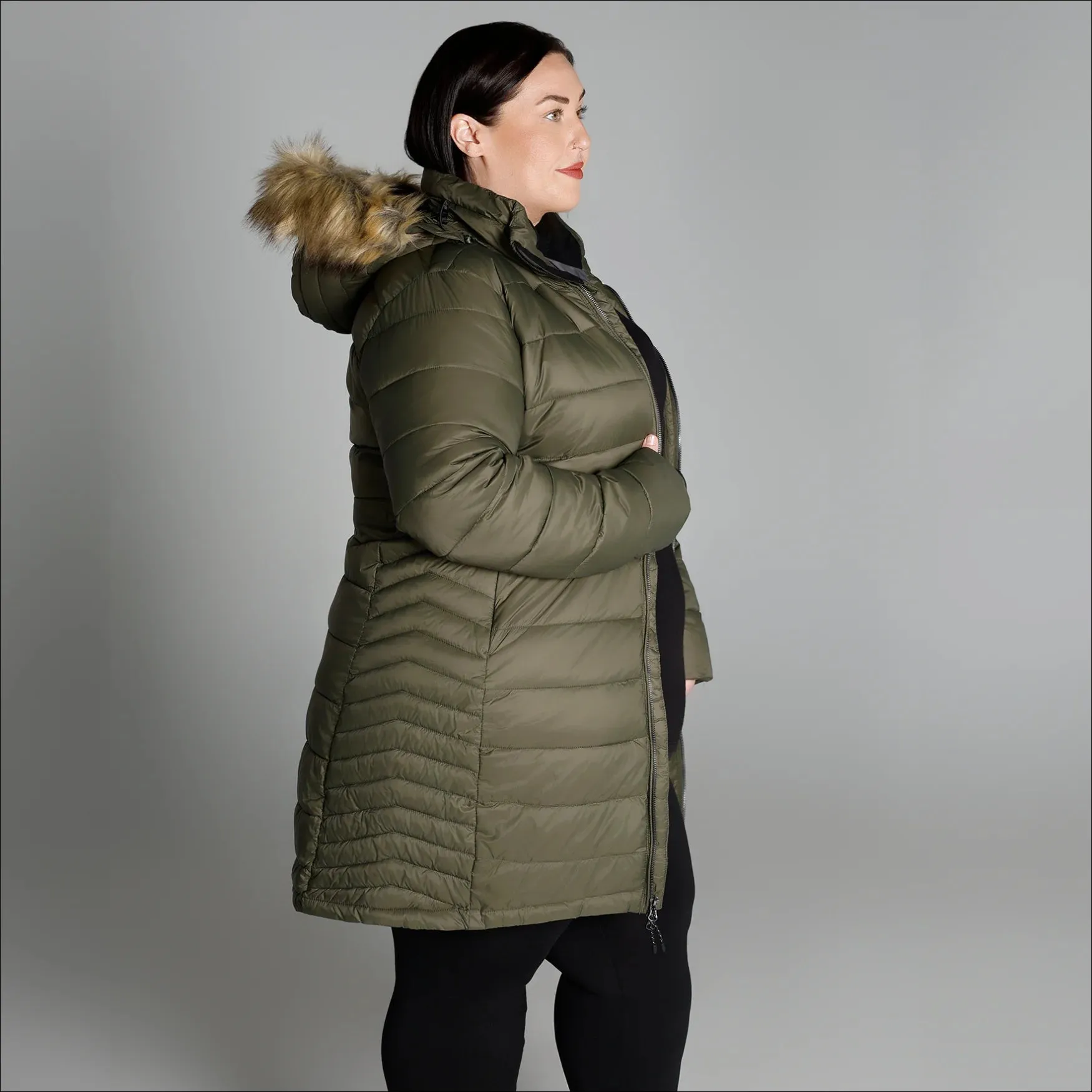 Snow Country Outerwear Women’s Plus Size 1X-6X Element Parka Jacket Coat