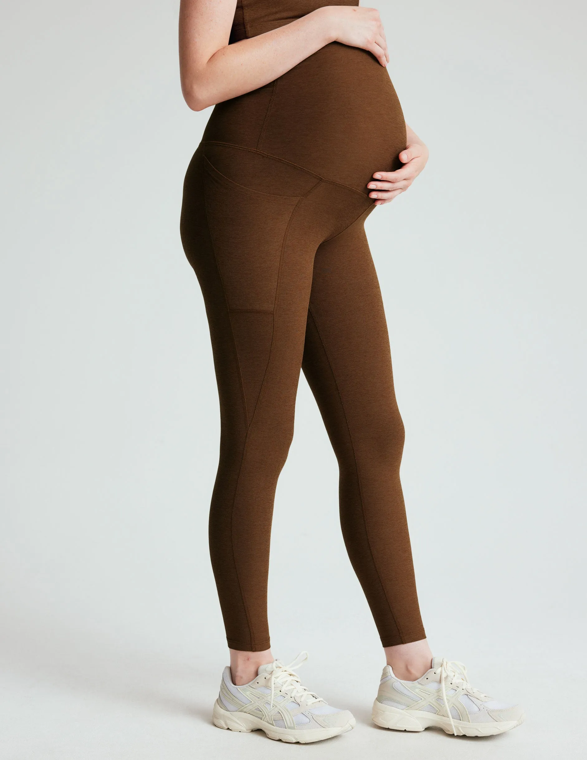 Spacedye Love the Bump Maternity Pocket Midi Legging