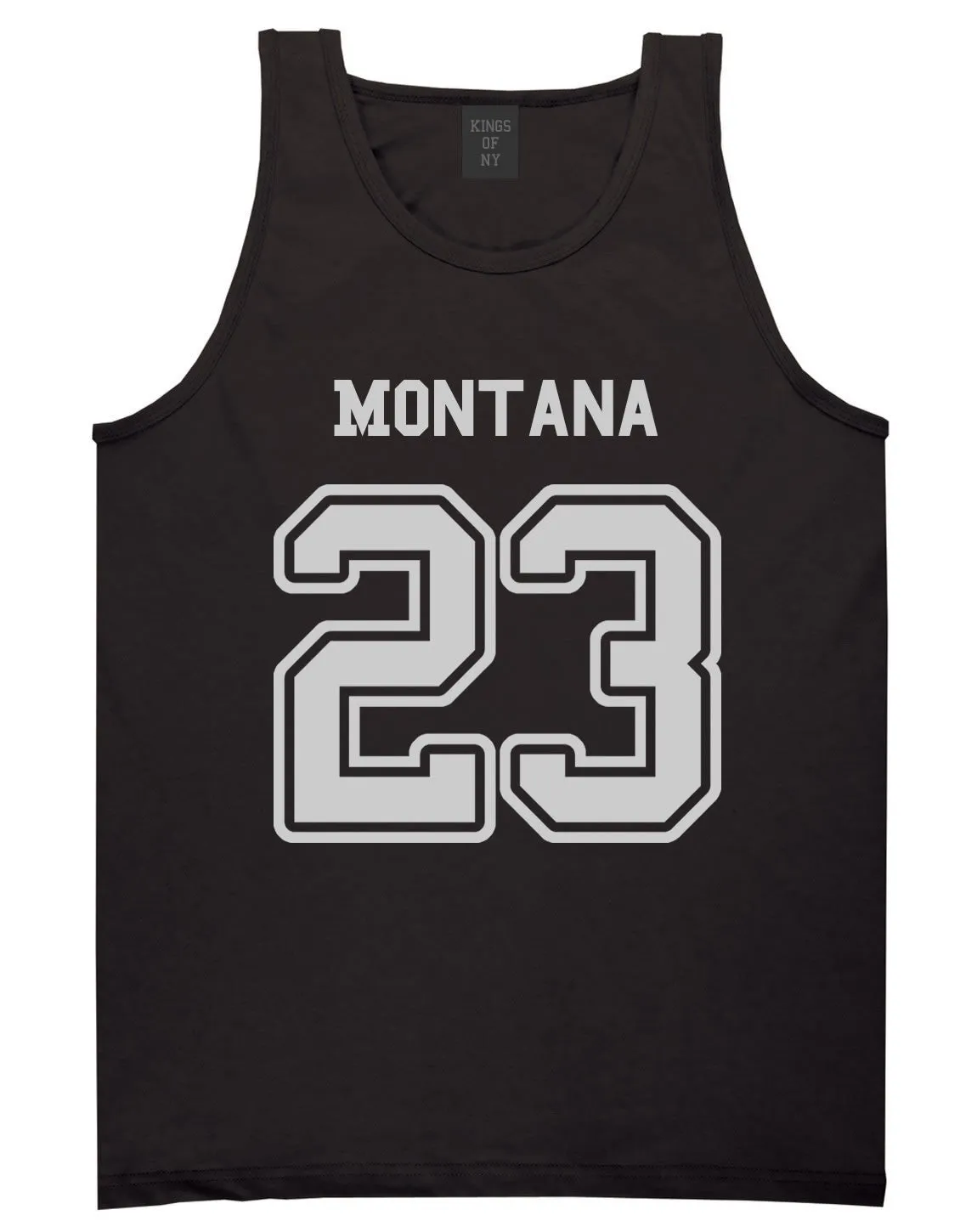 Sport Style Montana 23 Team State Jersey Mens Tank Top