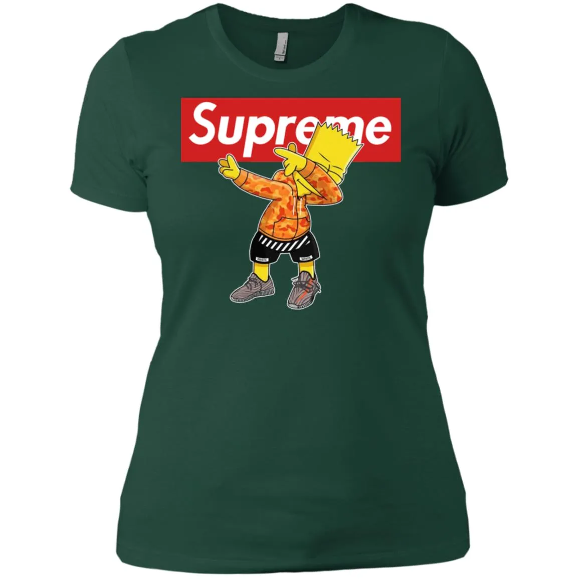 Supreme Dabbing T-shirt Women Cotton T-Shirt