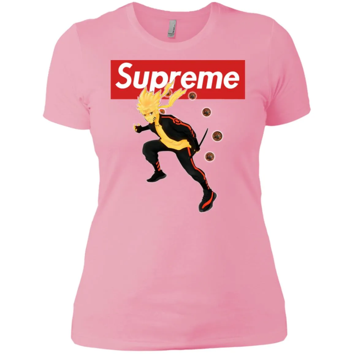 Supreme Naruto T-shirt Women Cotton T-Shirt