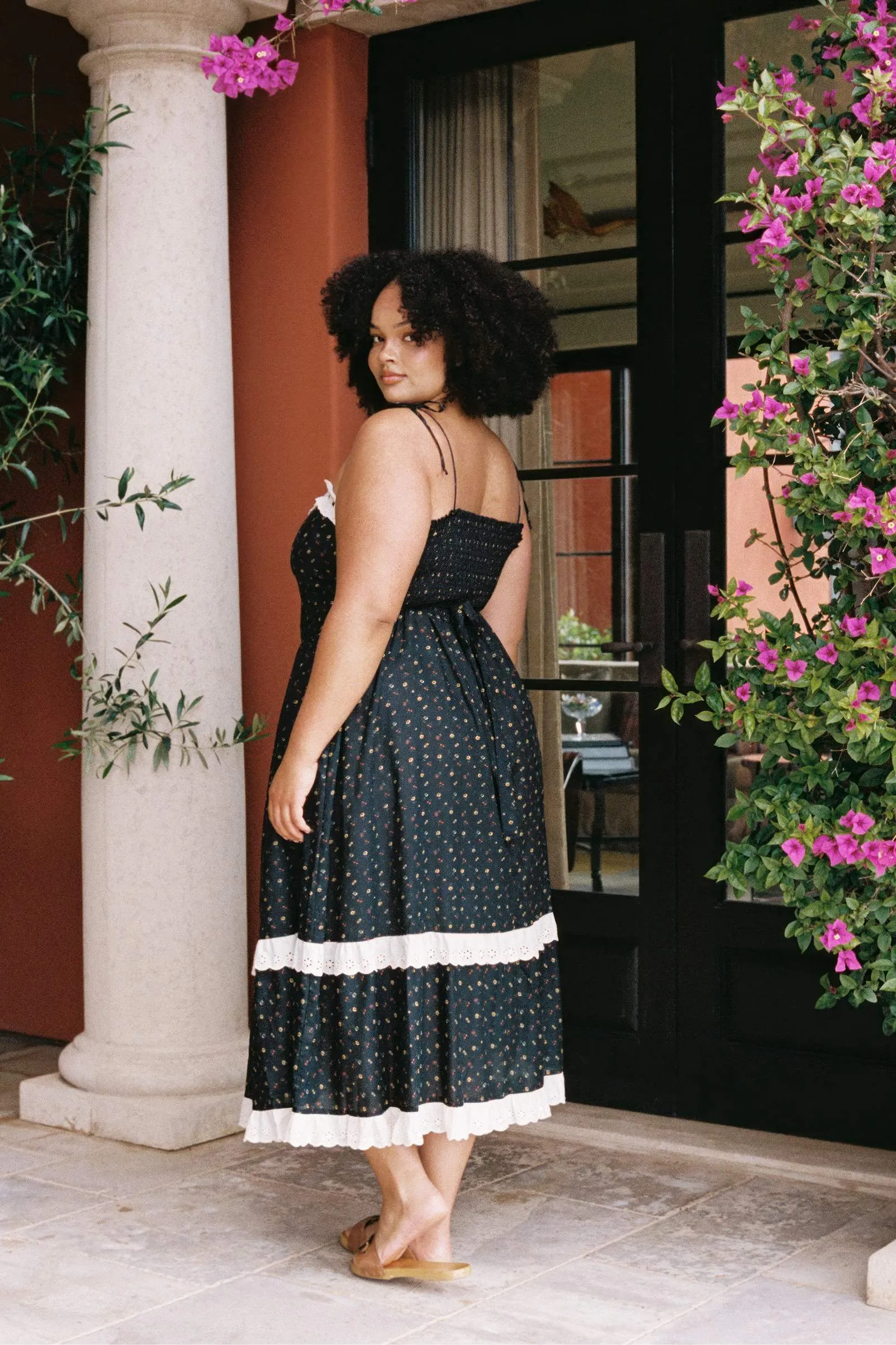 The Emma Dress Extended | Black Aster Garden