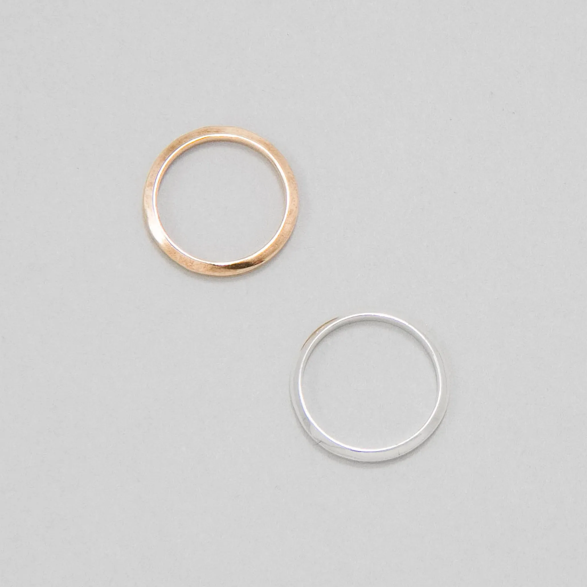 Thin Ring - Sterling Silver or 14k Yellow Gold