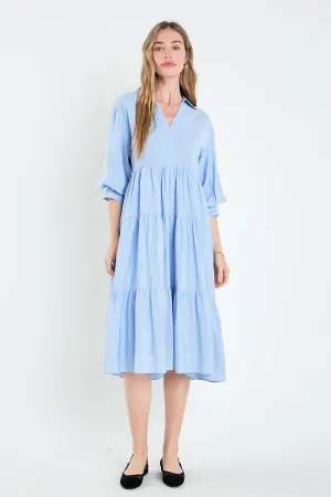 Tiered Midi Dress