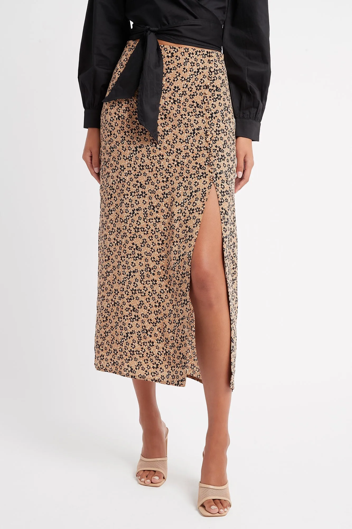 Tyla Midi Split Skirt