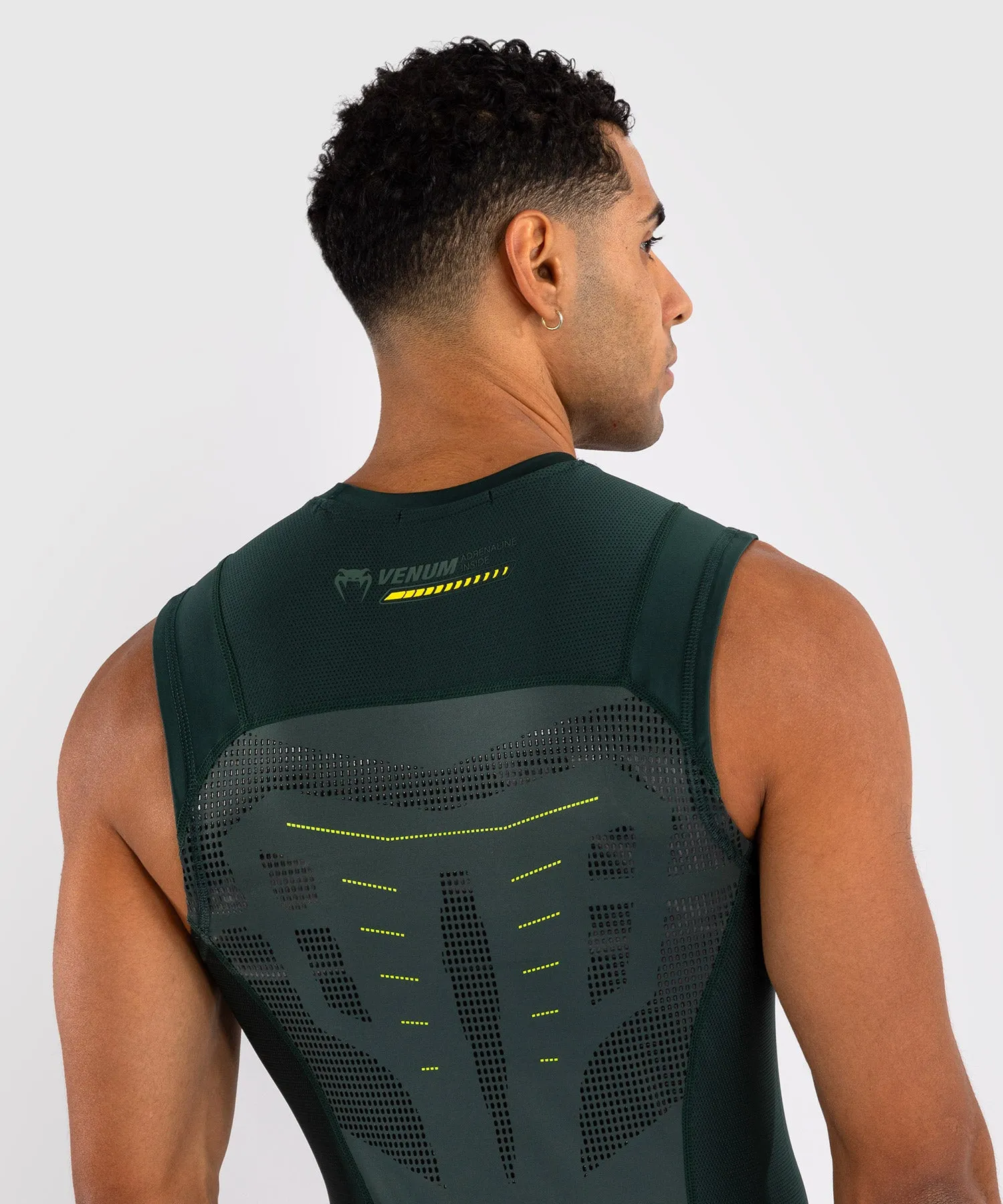 Venum Technical 3.0 Sleeveless Rashguard - Forest Green