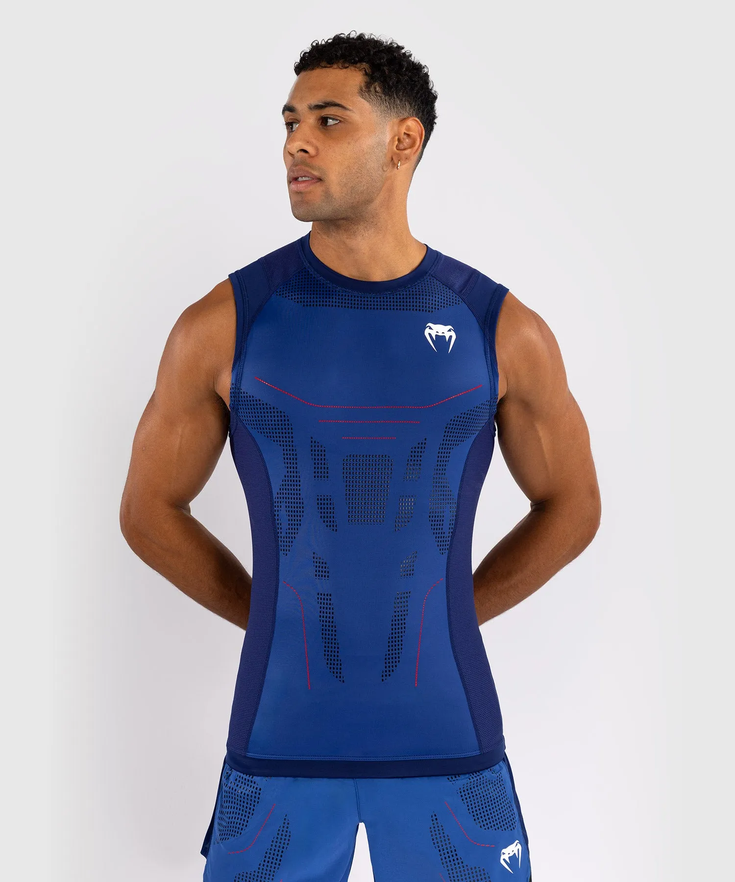 Venum Technical 3.0 Sleeveless Rashguard - Night Blue