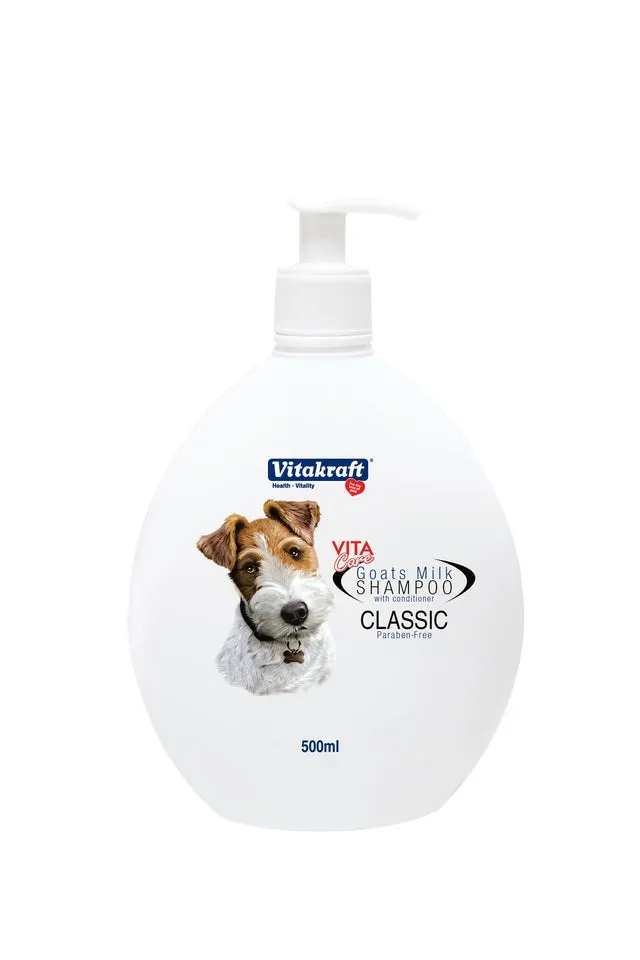 Vitakraft 2-in-1 Goat's Milk Shampoo For Dogs Classic 500ml