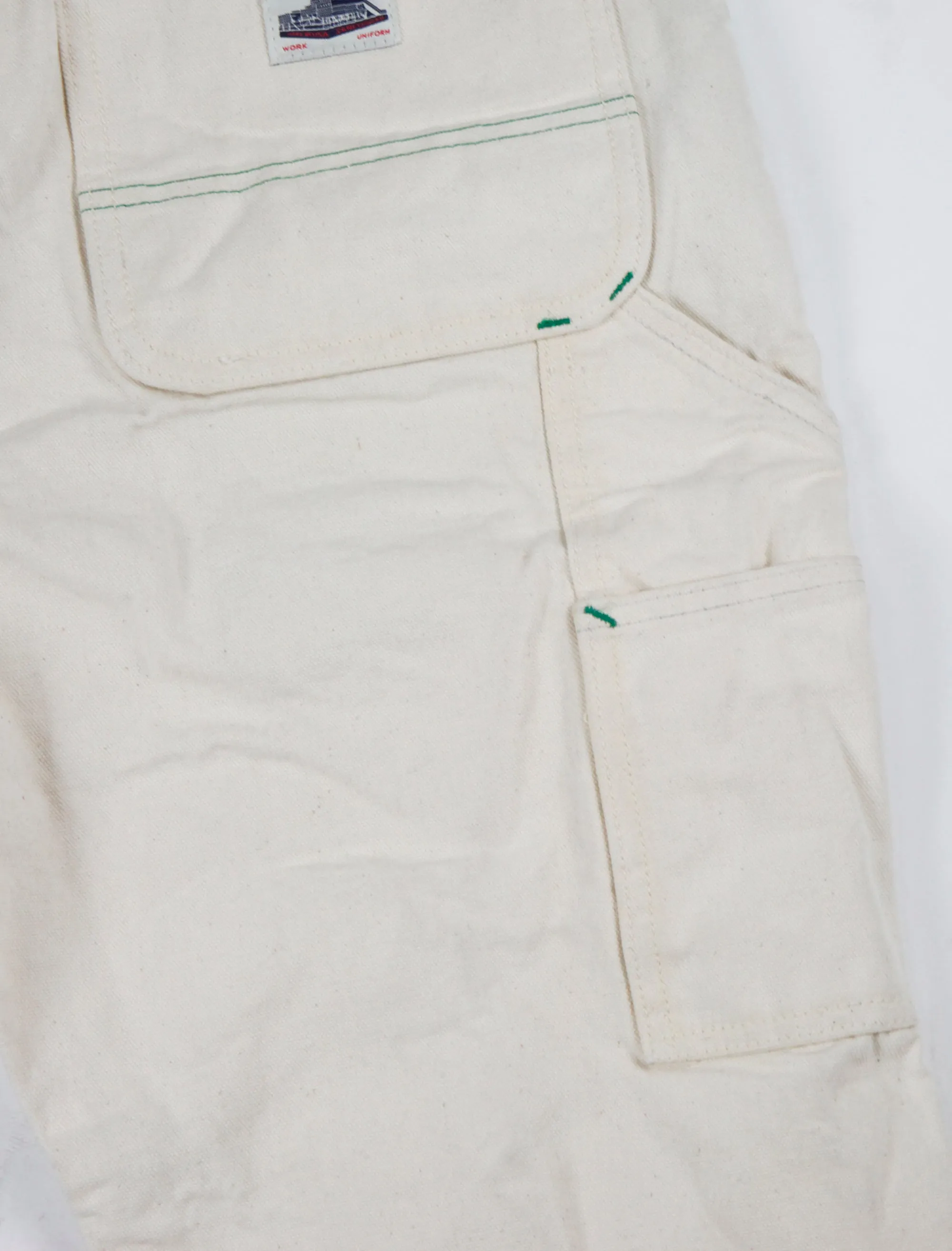 WE DIG COAL - Natural Mt Vernon Duck Double Knee Work Uniform  Chino Size 36" running a 34"