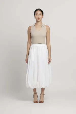 White Balloon Skirt