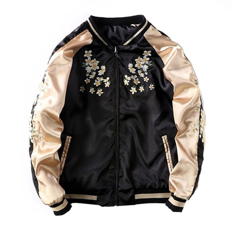 White Swan Bomber Jacket