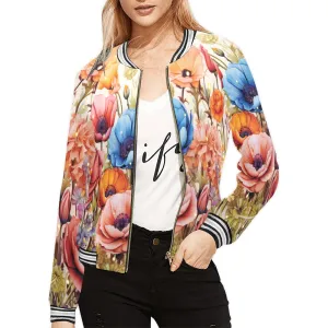 Wildflowers awd425 Bomber Jacket for Women