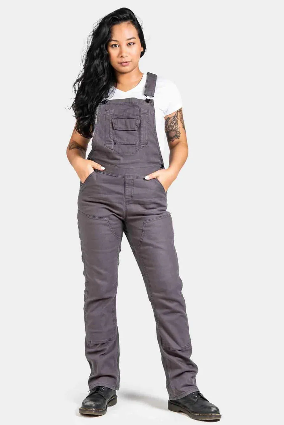 Women's Freshley Overall - Dark Grey Canvas