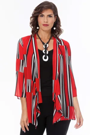 Women's Kimono Jacket - Scarlett Piano