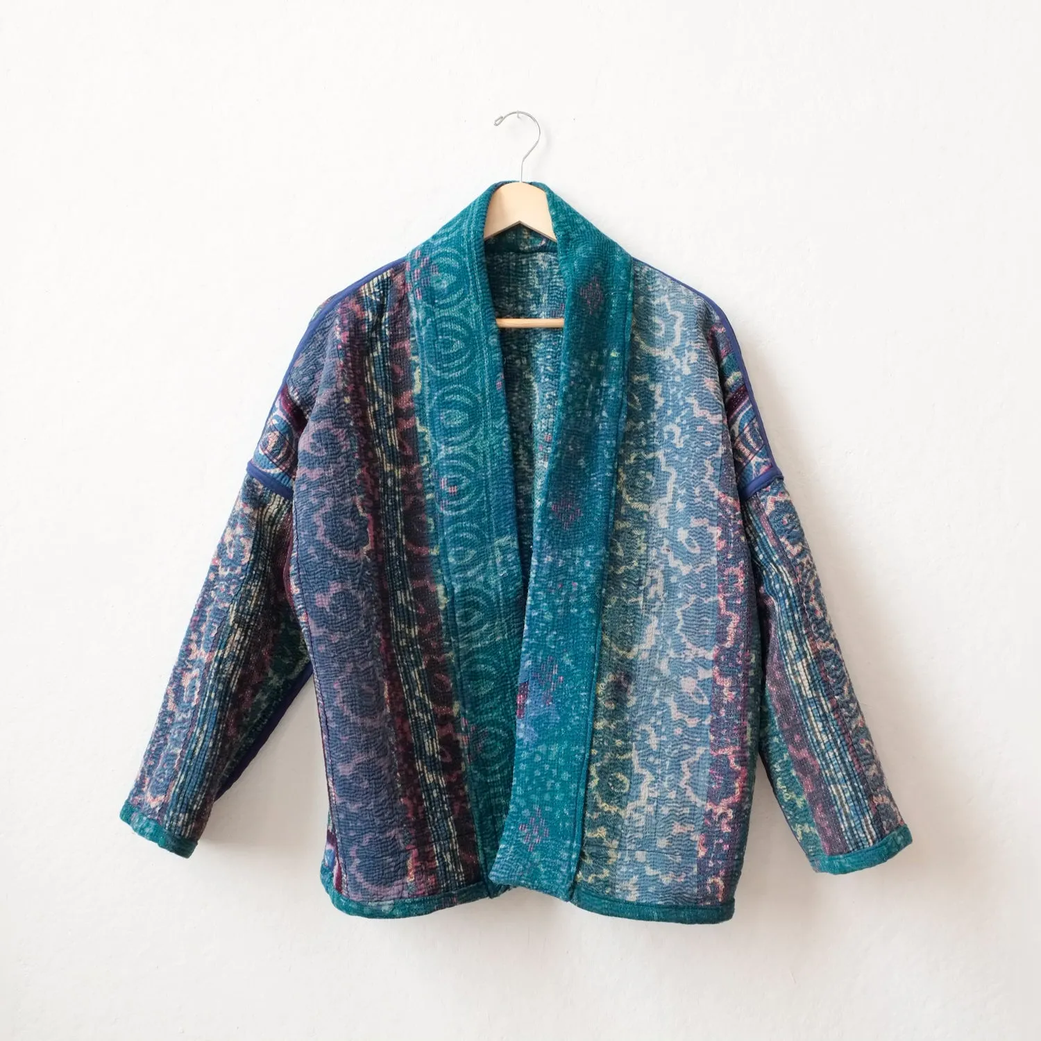 XS Teal Norah Jacket LM058