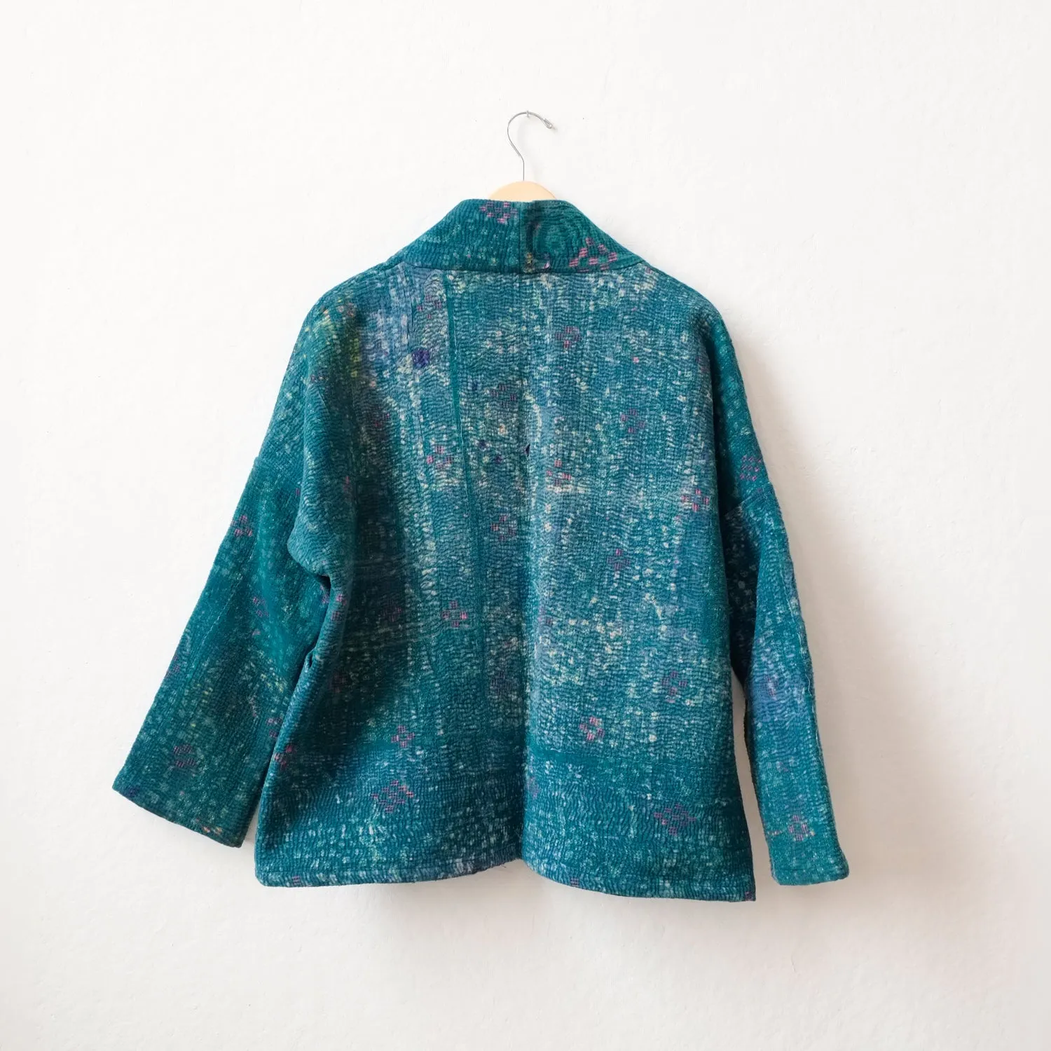 XS Teal Norah Jacket LM058